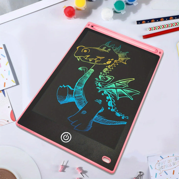 LCD Writing Tablet for Kids – Eye-Protecting Color Screen & Eco-Friendly Reusable Design - Samanta Factory