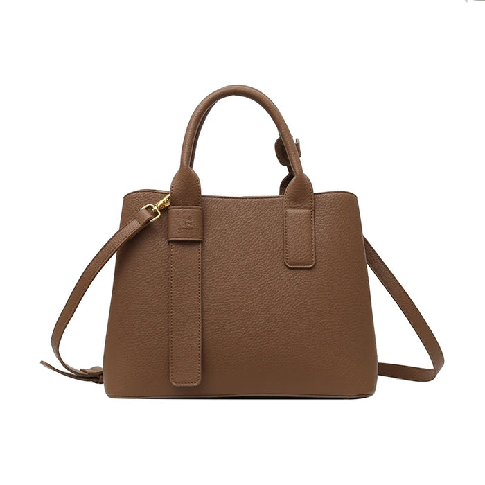 Women’s PU Leather Business Handbag – Saffiano Tote with Adjustable Shoulder Strap - Samanta Factory