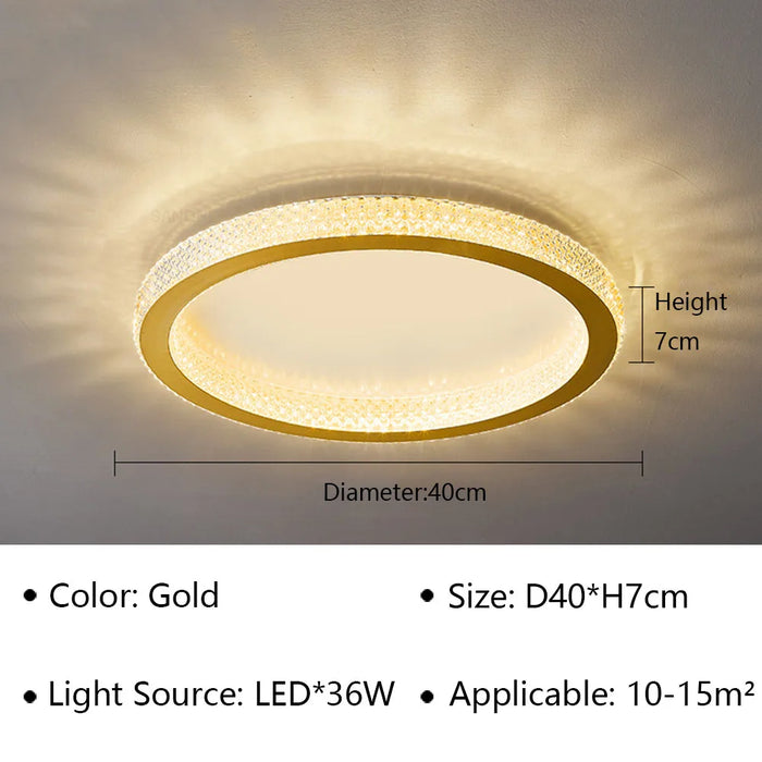 Luxury LED Ceiling Light – Modern Surface-Mounted Fixture for Living Spaces