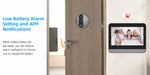 Smart WiFi Door Viewer Camera – 3MP HD, 4.3" LCD, PIR Motion, 2-Way Audio, Night Vision, Tuya & Alexa. - Samanta Factory