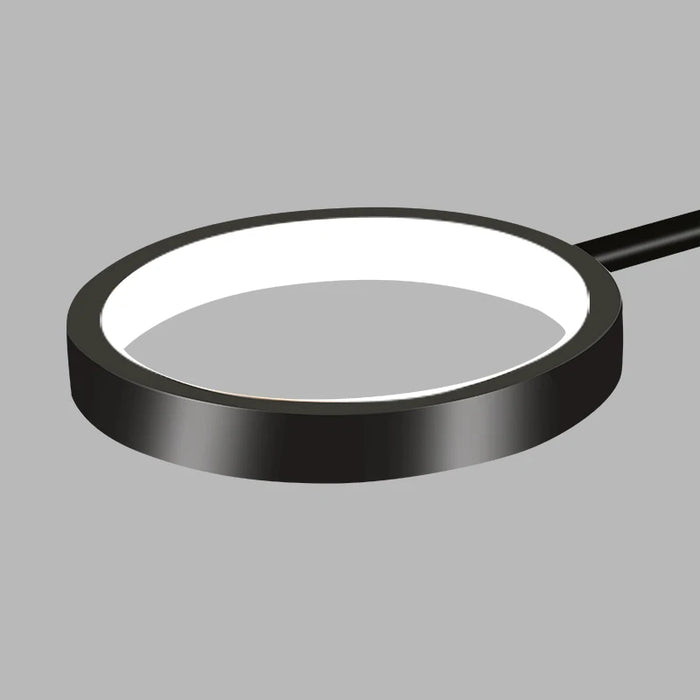 Modern Ring Pendant Light – 48W LED Chandelier with Soft Eye-Care Illumination