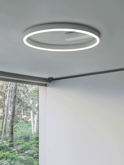 LED Ceiling Light – Modern Surface-Mounted Design with Dimmable Remote Control