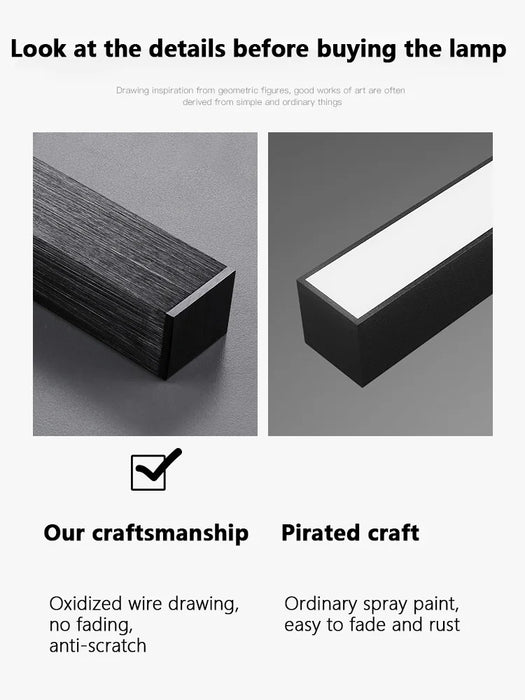 Ceiling Light – Modern Nordic Iron & Acrylic Design with LED Illumination
