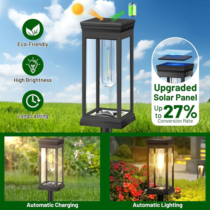 Solar Pathway Lights – IP65 Waterproof Outdoor LED Garden Lamps