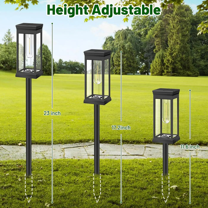 Solar Pathway Lights – IP65 Waterproof Outdoor LED Garden Lamps