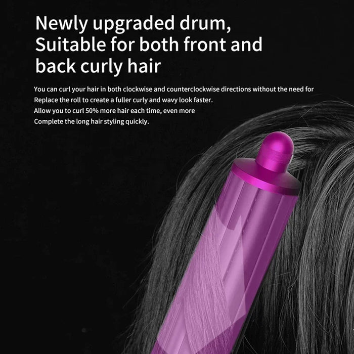 Professional Hair Dryer & Styler – Coanda Airflow with Curling, Straightening & Anti-Frizz Nozzles - Samanta Factory