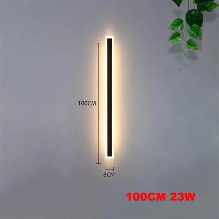 Waterproof LED Wall Light – IP65 Outdoor Strip Lamp for Garden, Patio & Corridor - Samanta Factory