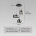 Pendant Light – Nordic Glass Design with Adjustable Height & Warm LED Illumination - Samanta Factory