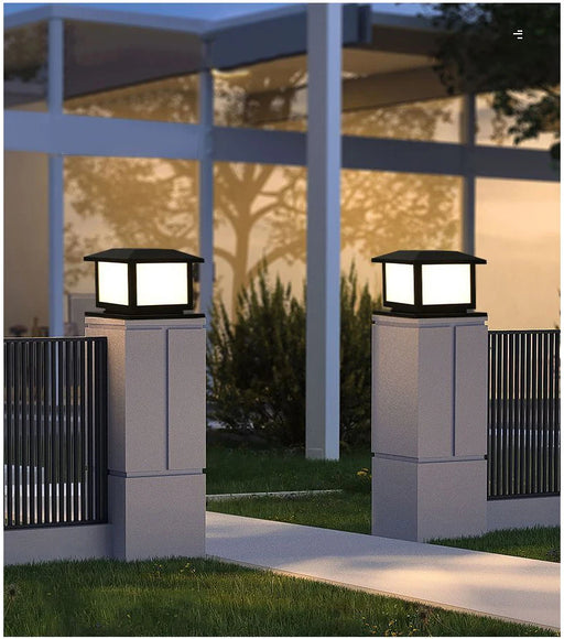 Remote-Controlled Solar LED Wall Light with Warm, Cool, Neutral, and Red Modes