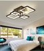 LED Ceiling Light – Modern Geometric Design with Remote Dimming - Samanta Factory
