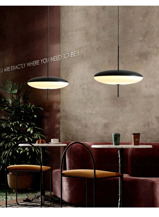 Modern Pendant Light – Flying Saucer Design with LED Illumination - Samanta Factory