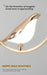 Bird Pendant Light – Modern Gold & Silver Hanging Lamp with Rotatable Magpie Design - Samanta Factory