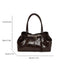 Stylish Vegan Leather Tote Bag with Tassel Detail and Spacious Interior - Samanta Factory