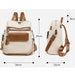 Compact PU Softback Backpack – Fashionable Tassel Design for Women - Samanta Factory
