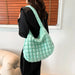 Women’s Puffer Shoulder Bag – Fashion Bubble Tote with Large Capacity - Samanta Factory