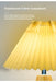 Wooden Tripod Floor Lamp – Hand-Knitted Fabric Shade with E26 Dimmable LED - Samanta Factory