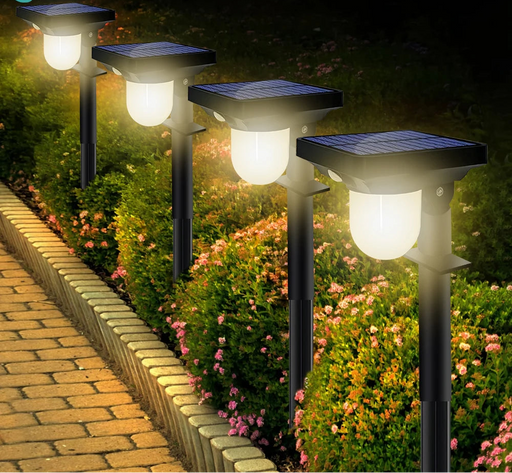 Solar-Powered Motion Sensor Garden Light with Triple Modes and IP65 Weatherproof Design