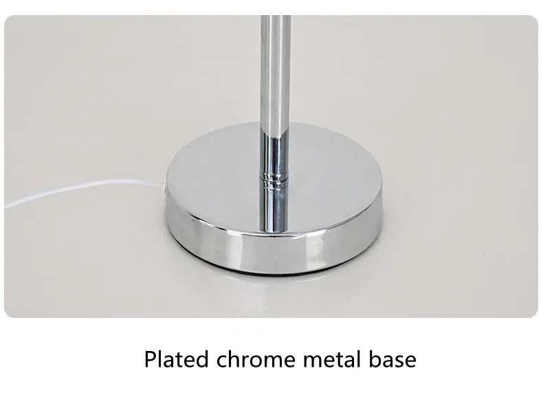 Modern Stained Glass Table Lamp – Touch Control LED Bedside Lighting
