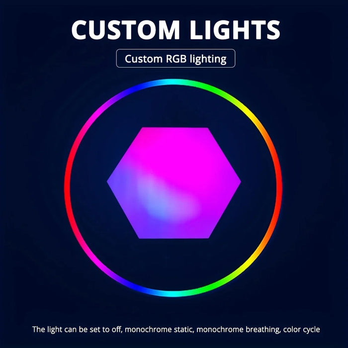Hexagonal Night Light – DIY Smart LED Wall Panels with App & Music Sync - Samanta Factory