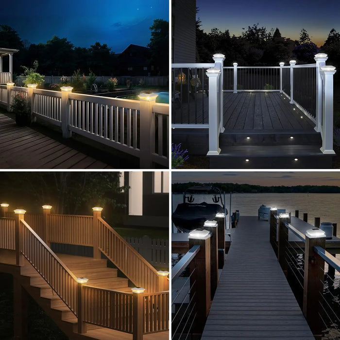 Solar Post Light – Bright LED Garden & Fence Lamp