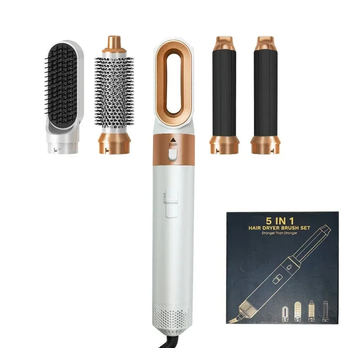 5-in-1 Hair Dryer Brush – Versatile Styling with Ionic & Infrared Technology - Samanta Factory