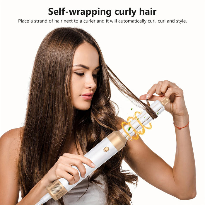 Hair Dryer Brush – 3-Speed Styling with ION Tech & Anti-Scald Safety - Samanta Factory