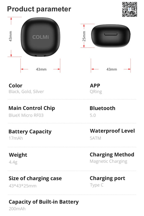 Smart Fitness Ring – Health Tracking with Sleep, Heart Rate & Gesture Control - Samanta Factory