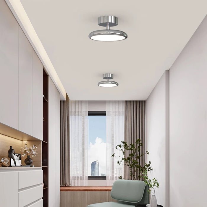 Modern Surface-Mounted Ceiling Light – Remote-Controlled LED Fixture for Bedrooms and Living