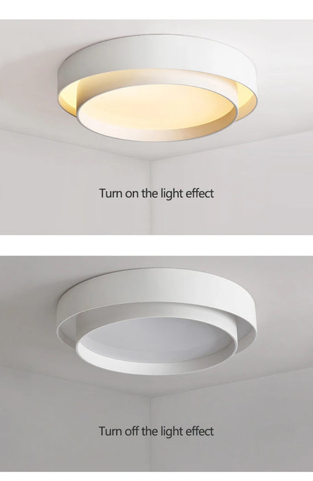 Modern LED Ceiling Light – Dimmable Remote-Control Fixture for Home & Office