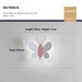 Butterfly Wall Lamp – Colorful LED Acrylic Light for Kids’ Room & Nursery - Samanta Factory
