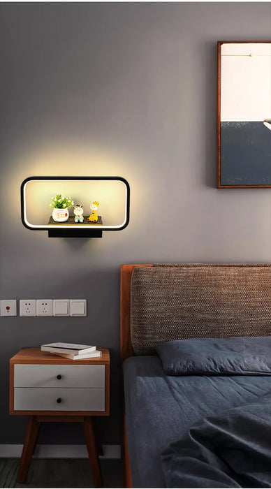 Modern Wall Light – Infinite Dimming LED for Bedroom & Living Room Ambience - Samanta Factory