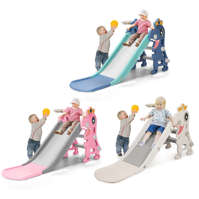 Kids Indoor Dinosaur Slide – Foldable Play Slide with Non-Slip Stairs for Ages 1–8 - Samanta Factory