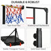 Adjustable Kids Basketball Hoop – Portable Backboard Stand for Ages 6–14 - Samanta Factory