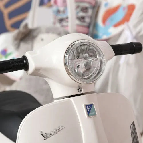 Vespa Licensed Kids Ride On Motorcycle 6V Battery Powered Electric Toys - Samanta Factory