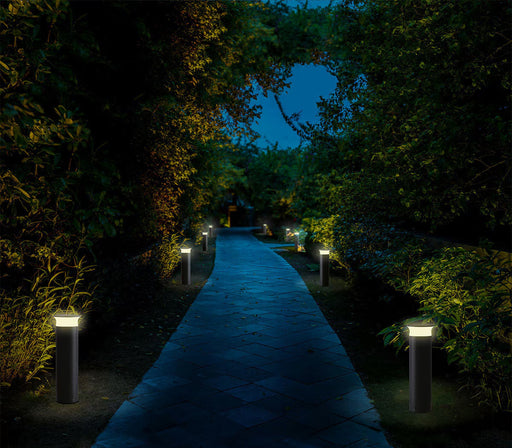 Outdoor Bollard Light Available in 3 Sizes