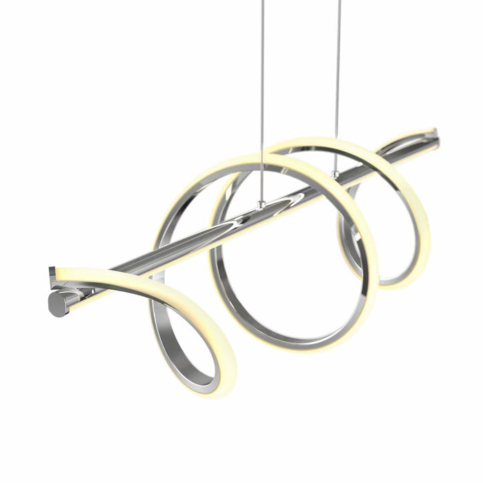 Coda LED Pendant Light in Chrome