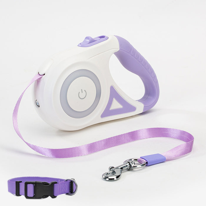 Retractable Dog Leash – One-Button Brake with Scalable Design - Samanta Factory