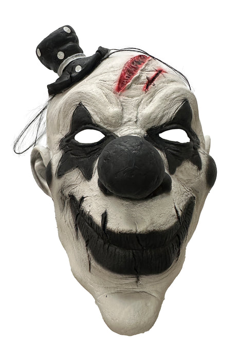 Black Hat Clown Latex Mask-0