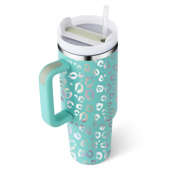 40oz Insulated Stainless Steel Tumbler – Leak-Proof Travel Mug for Hot & Cold Drinks - Samanta Factory