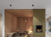 Ceiling Lamp – Modern Black Round Design with GU10 Socket - Samanta Factory