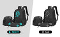 Luminous School Backpack Set – 3-in-1 Glow-in-the-Dark Bag with Laptop Compartment & Accessories - Samanta Factory