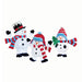 4Ft (1.2M) Snowman Family with LED Lights - Set of 3