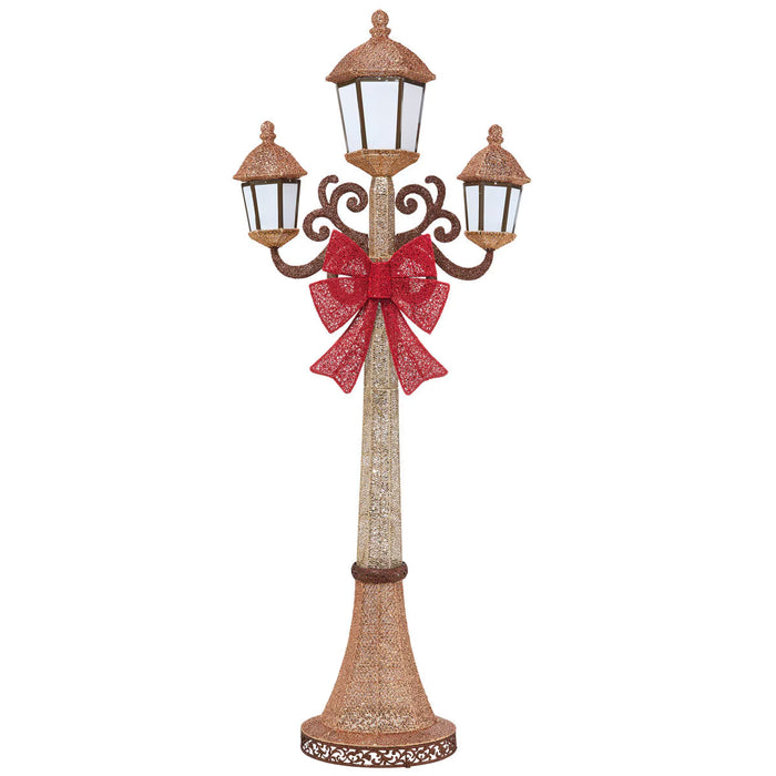 7Ft (2.1M) Lamp Post with 220 LED Lights