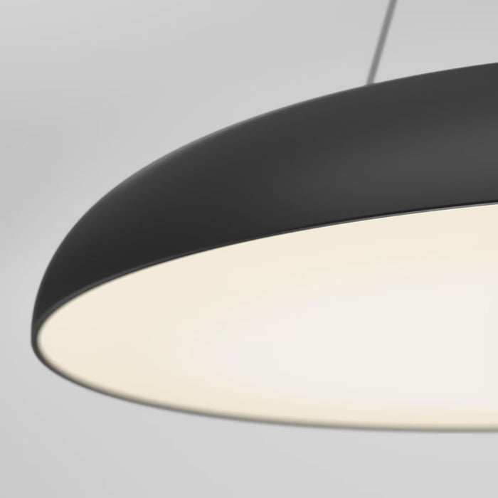Flint Pendant LED Light in Black