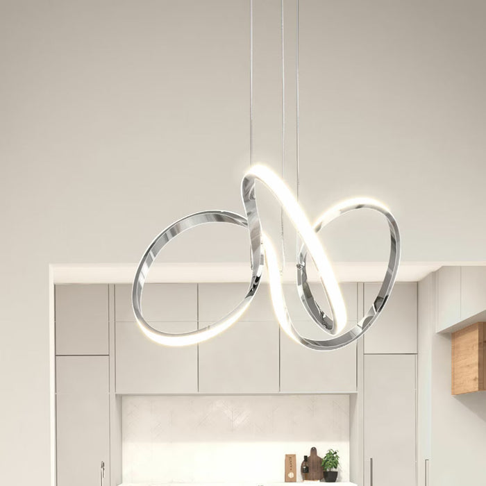 Swirl LED Pendant Light