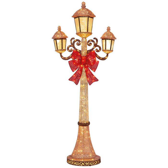 7Ft (2.1M) Lamp Post with 220 LED Lights
