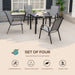 Garden Dining Chairs – Stackable Outdoor Design with High Back Support - Samanta Factory