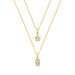 Divine Star Gold plated sterling silver Necklace-1