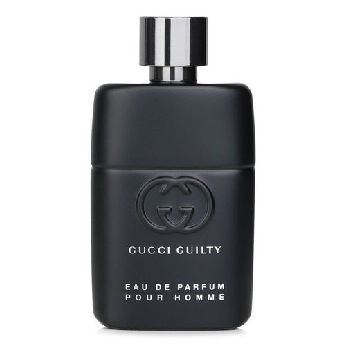 Gucci Guilty Pour Homme 50ml EDP bottle – dark glass with gold logo and sleek masculine design