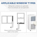 9000 BTU 4-in-1 Portable Air Conditioner |Dehumidifier & Sleep Mode with LED Display & Timer - Samanta Factory